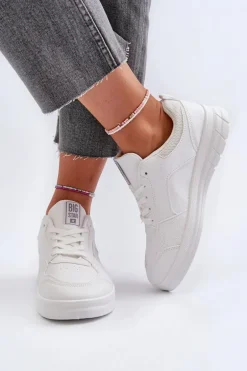 Damskie Sneakersy Memory Foam System Big Star NN274A483 Białe