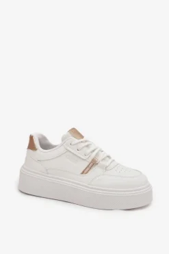 Damskie Sneakersy Na Platformie Big Star SS274359 Białe