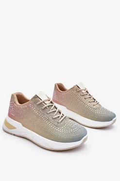 Damskie Sneakersy Z Cyrkoniami Multikolor Raiden