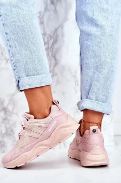Damskie Sportowe Buty Big Star Różowe GG274637