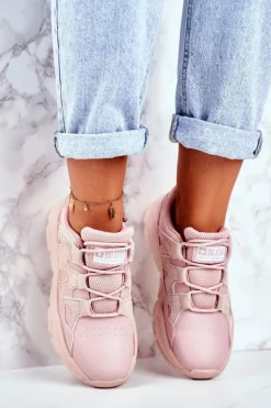 Damskie Sportowe Buty Big Star Różowe GG274637