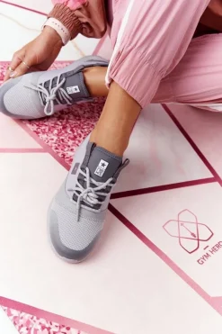 Damskie Sportowe Buty Comfort Foam Szare The Best