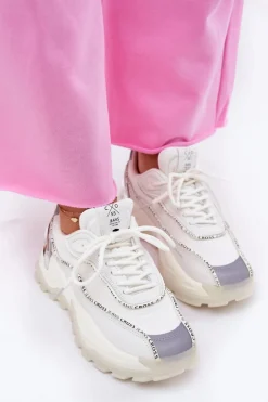 Damskie Sportowe Buty Cross Jeans II2R4017C Białe