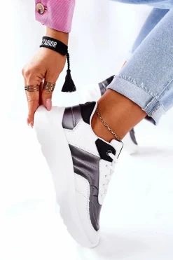 Damskie Sportowe Buty Memory Foam Big Star II274335 Białe