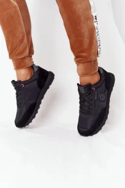 Damskie Sportowe Buty Memory Foam Big Star HH274528 Czarne