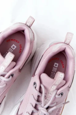 Damskie Sportowe Buty Memory Foam Big Star HH274258 Fioletowe