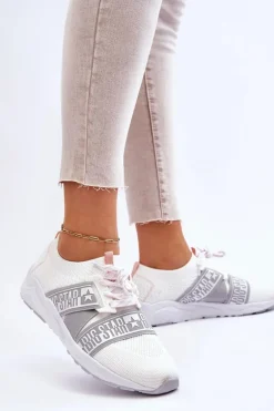 Damskie Sportowe Buty Memory Foam Big Star HH274355 Białe