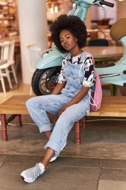 Damskie Sportowe Buty Memory Foam Big Star HH274531 Biało-Szare