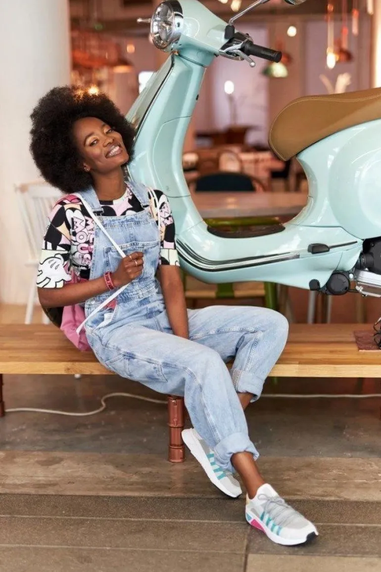 Damskie Sportowe Buty Memory Foam Big Star HH274531 Biało-Szare