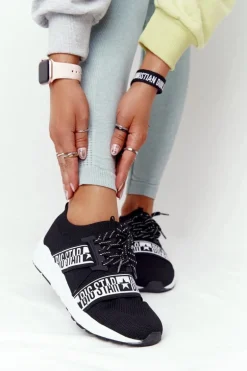 Damskie Sportowe Buty Memory Foam Big Star HH274359 Czarne