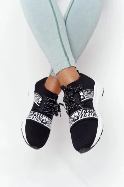 Damskie Sportowe Buty Memory Foam Big Star HH274359 Czarne