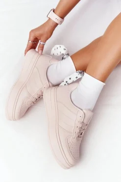 Damskie Sportowe Buty Na Platformie Różowe This Is Me