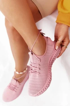 Damskie Sportowe Buty Slip-on Różowe Do It