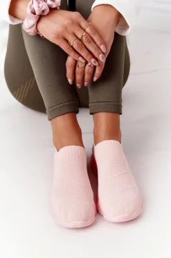 Damskie Sportowe Buty Slip-on Różowe Yoga Class