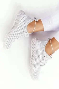 Damskie Sportowe Buty Slip-on Szare Run Away