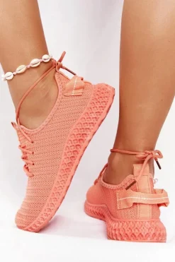 Damskie Sportowe Buty Slip-on Koralowe Do It