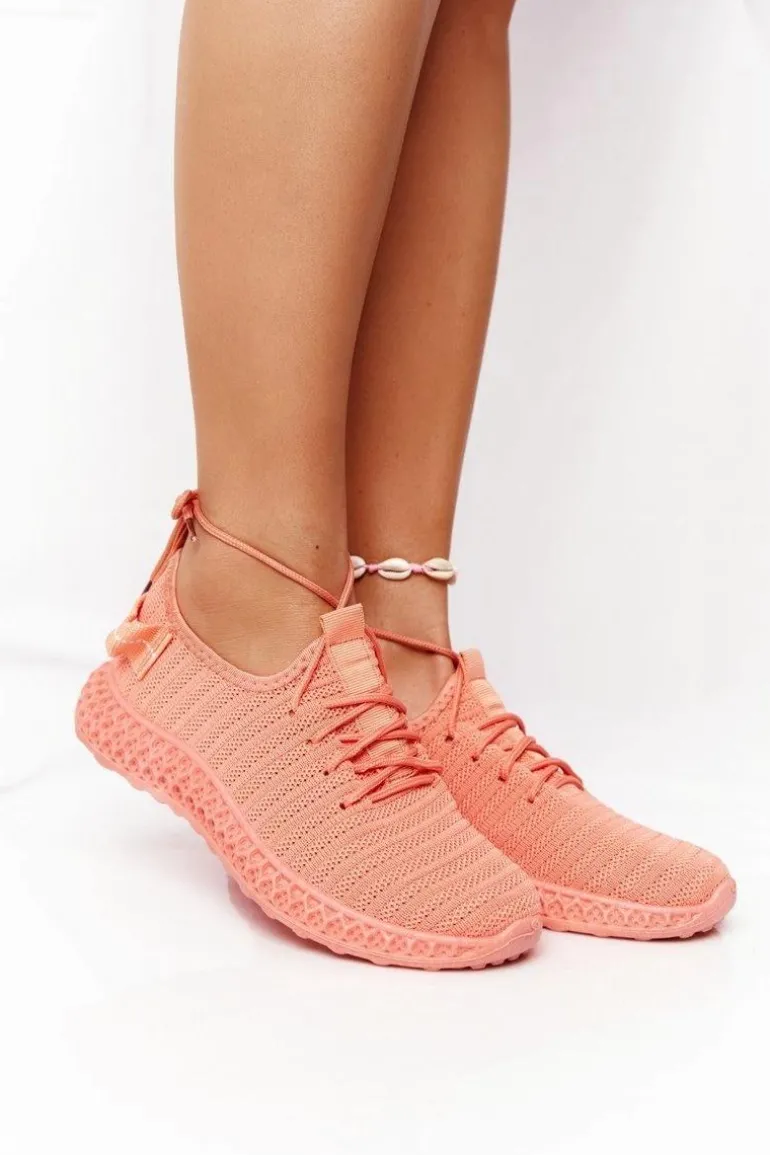 Damskie Sportowe Buty Slip-on Koralowe Do It