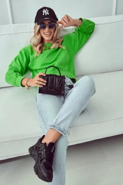 Damskie Sportowe Buty Sneakersy Czarne Daren