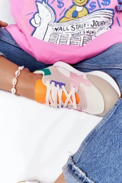 Damskie Sportowe Buty Sneakersy Beżowe After Hours