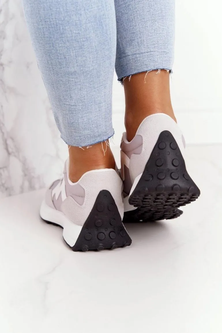 Damskie Sportowe Buty Sneakersy Szare Move On