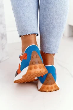 Damskie Sportowe Buty Sneakersy Pomarańczowe Move On