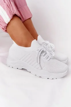 Damskie Sportowe Buty Sneakersy Białe Ruler