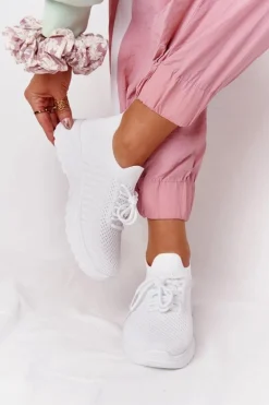 Damskie Sportowe Buty Sneakersy Białe Ruler
