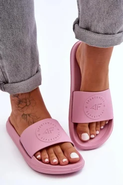 Damskie Sportowe Klapki 4F 4FSS23FFLIF069-56S Różowe