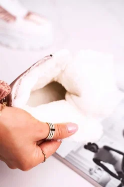 Damskie Sportowe Śniegowce Z Futerkiem Białe Euphoria