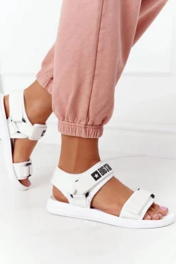 Damskie Sportowe Sandały Big Star HH274A026 Białe
