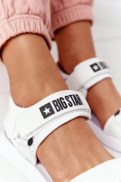 Damskie Sportowe Sandały Big Star HH274A026 Białe