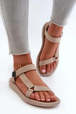 Damskie Sportowe Sandały Beżowe Ultimate