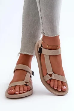 Damskie Sportowe Sandały Beżowe Ultimate