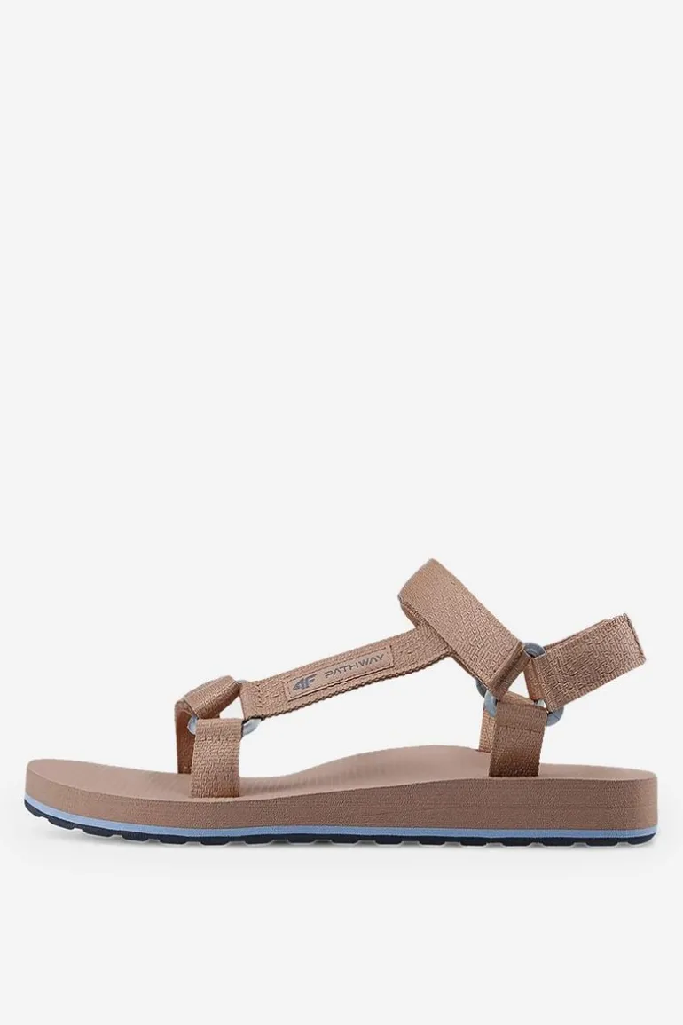 Damskie Sportowe Sandały 4FRSS24FSANF054-83S Beżowe