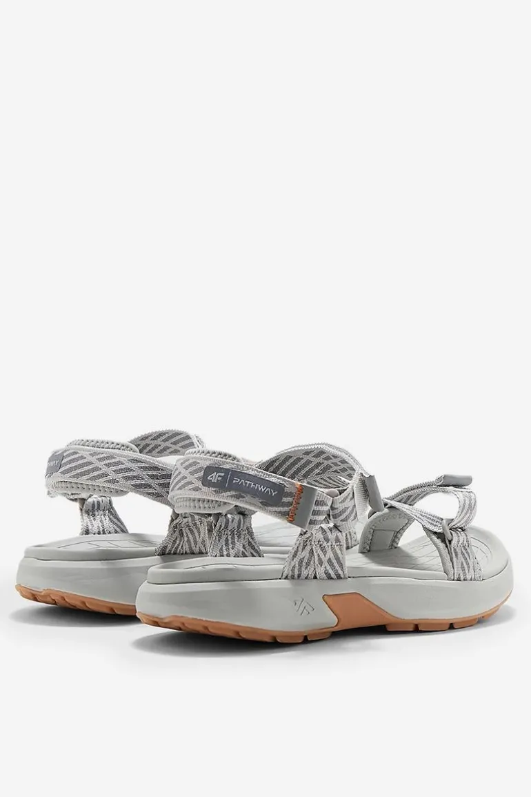 Damskie Sportowe Sandały 4FRSS24FSANF049-26S Jasnoszare