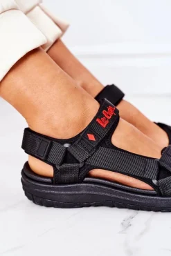 Damskie Sportowe Sandały Lee Cooper LCW-22-34-0961 Czarne