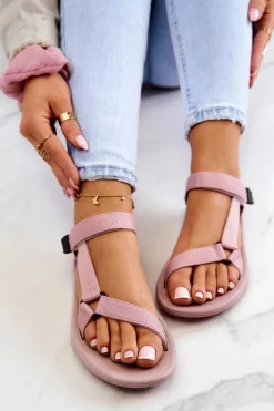 Damskie Sportowe Sandały Różowe Ultimate