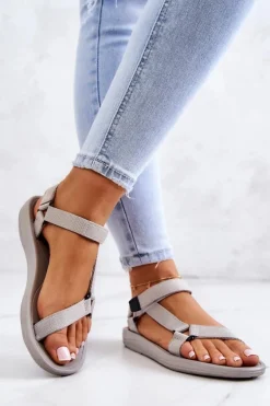 Damskie Sportowe Sandały Szare Ultimate