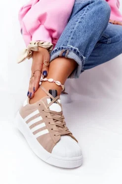 Damskie Tenisówki Biało-Beżowe Los Angeles