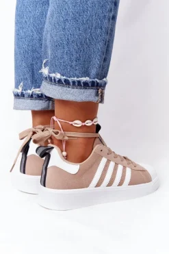 Damskie Tenisówki Biało-Beżowe Los Angeles