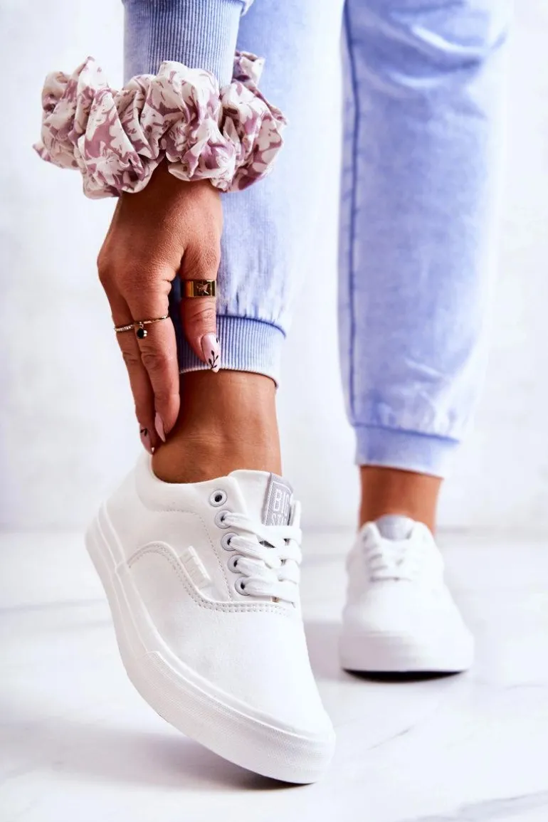 Damskie Tenisówki BIG STAR FF274168 Białe