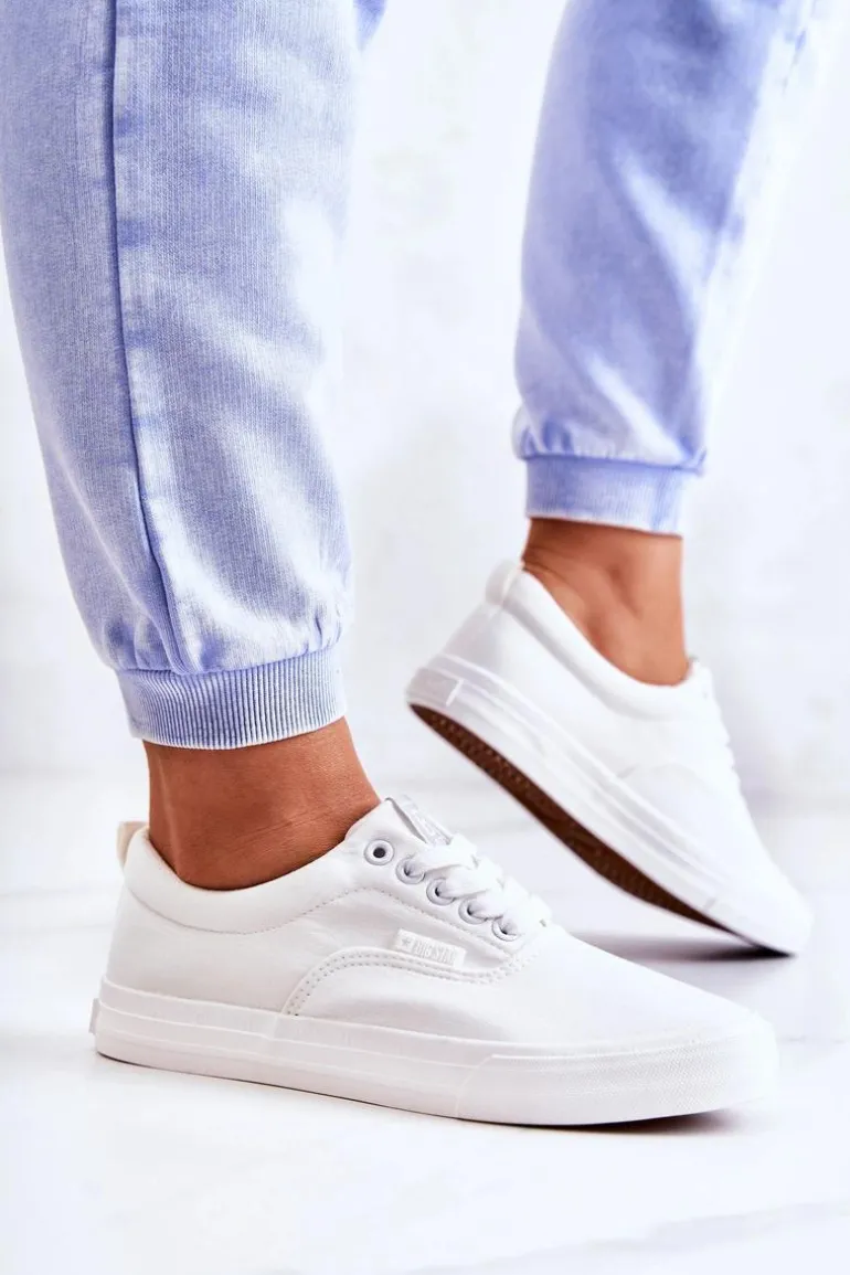 Damskie Tenisówki BIG STAR FF274168 Białe