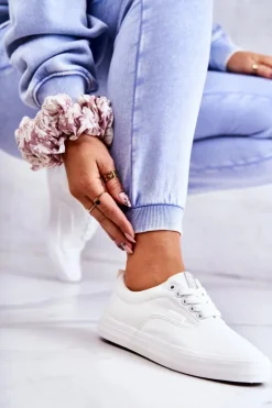 Damskie Tenisówki BIG STAR FF274168 Białe