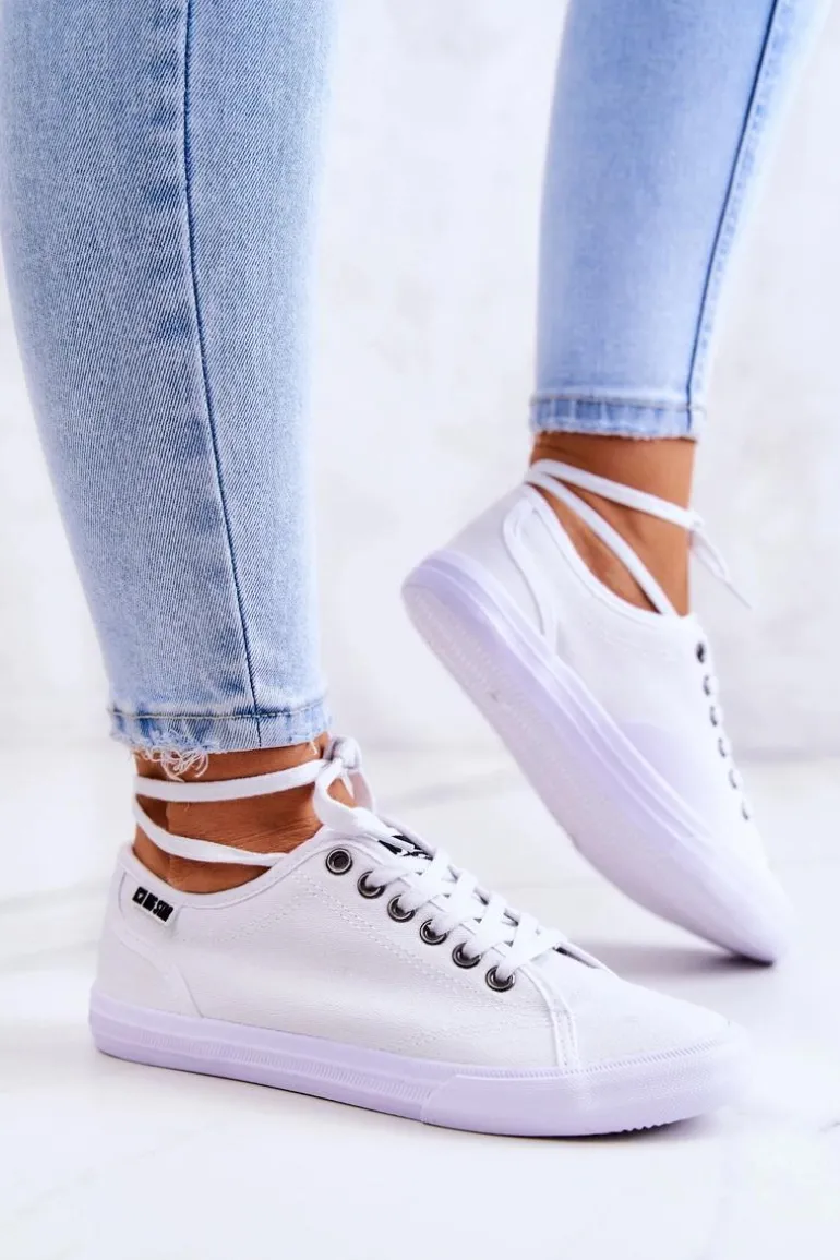 Damskie Tenisówki BIG STAR W274835 Białe