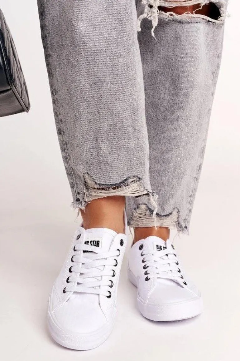 Damskie Tenisówki BIG STAR W274835 Białe