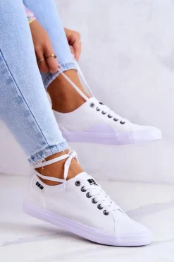 Damskie Tenisówki BIG STAR W274835 Białe