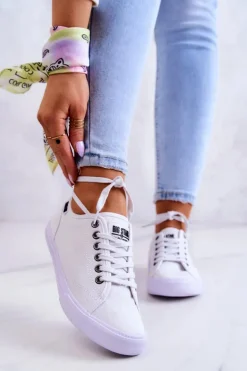 Damskie Tenisówki BIG STAR W274835 Białe