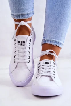 Damskie Tenisówki BIG STAR W274835 Białe