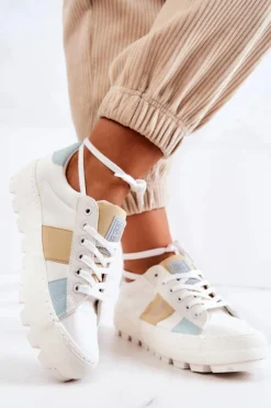 Damskie Tenisówki BIG STAR JJ274480 Białe