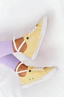 Damskie Tenisówki BIG STAR HH274062 Żółte